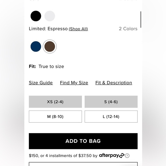 Alo Yoga Cashmere Jet Set Bra in Espresso - Picture 5 of 10